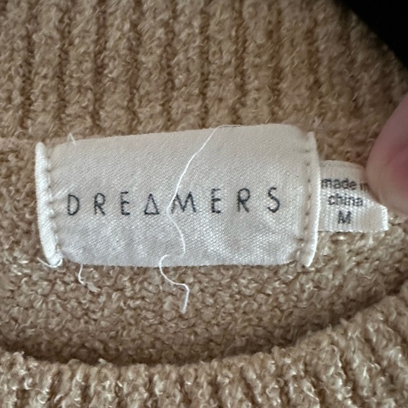 Dreamers Cream Cozy Crewneck Sweater - Picture 3 of 5